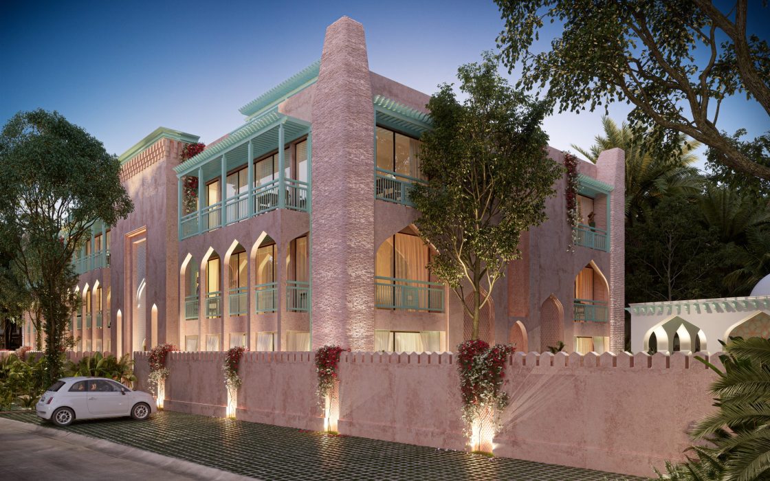 Pink Riad – Aldea Zama