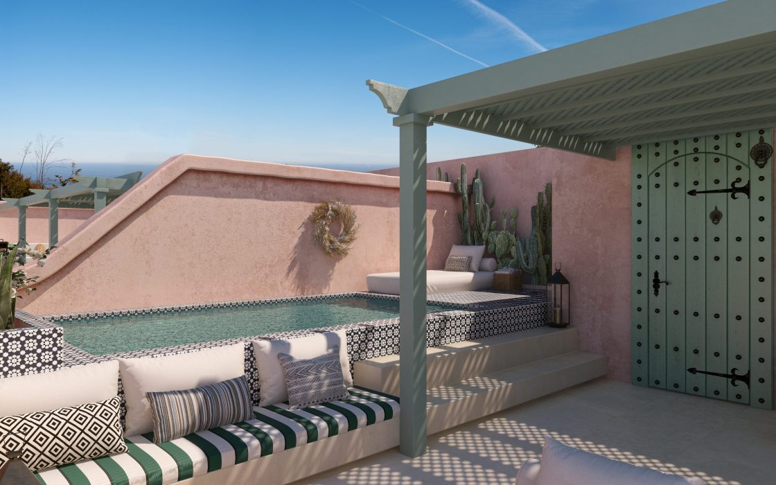 Pink Riad – Aldea Zama