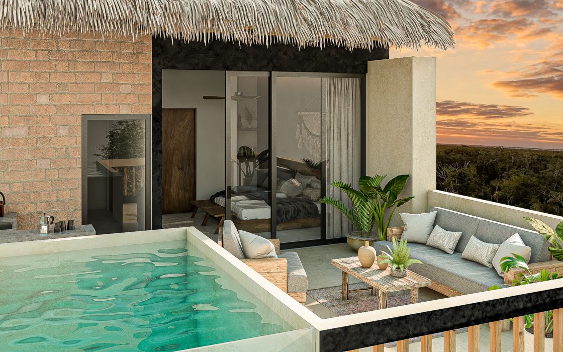 Kinkax Jungle Townhouse- Kalma Tulum